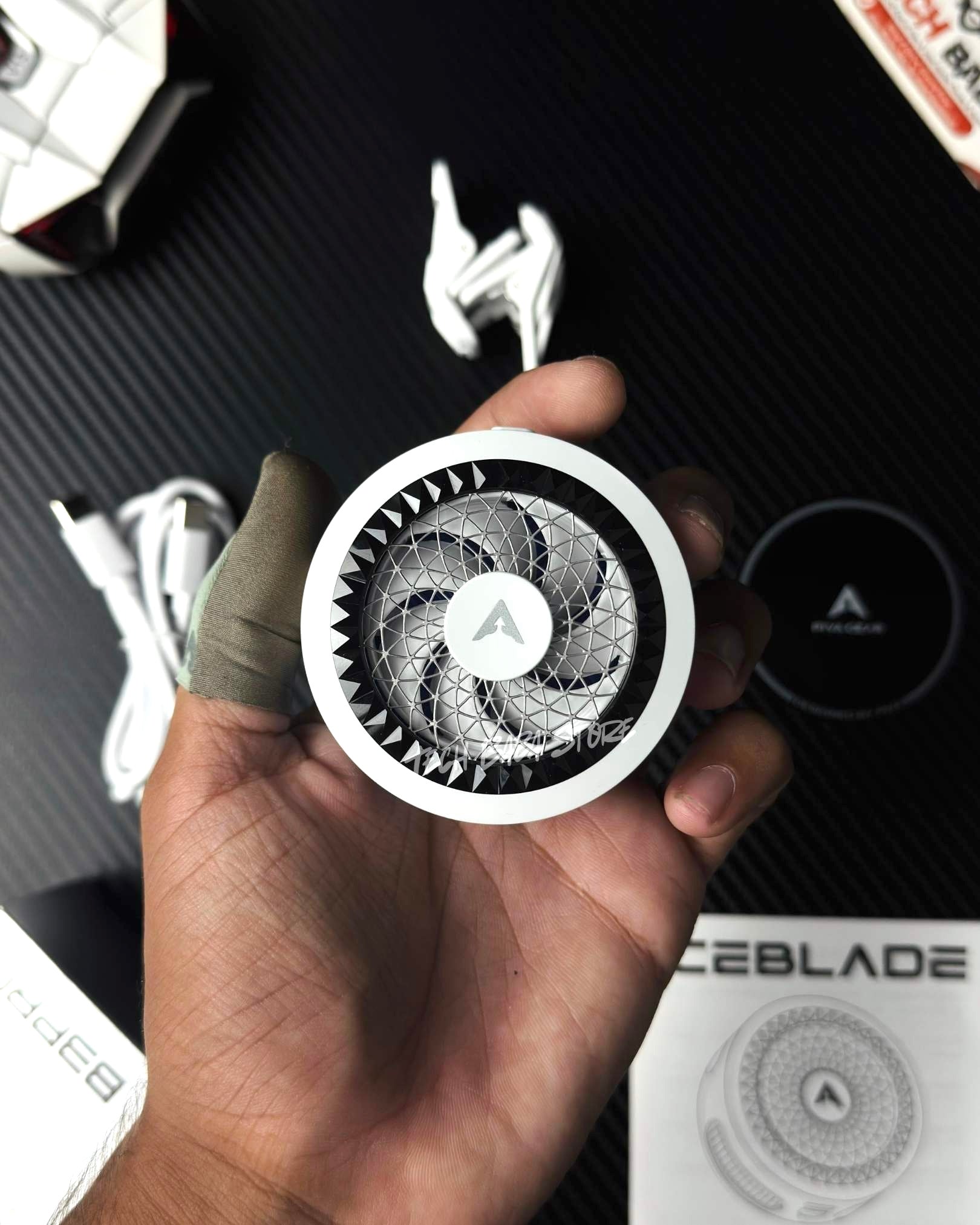 Piva B3 Pro Cooling Fan with App Control | 25-31W Max Output with Fully Customisable RGB Lights