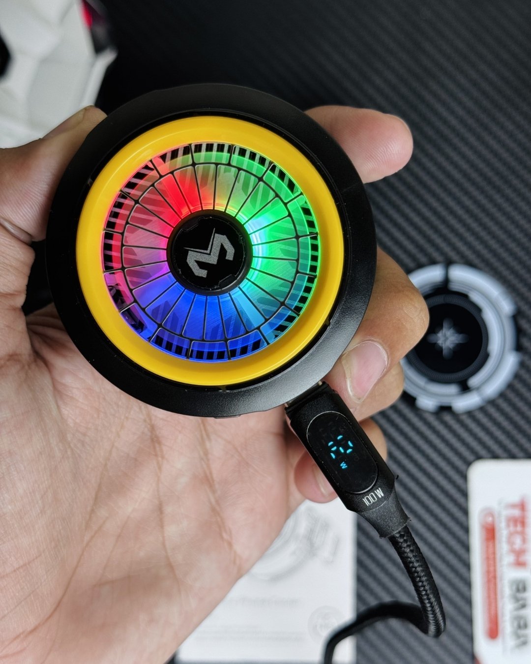 MEMO CX20 Magnetic Mobile Cooler | 12W Semiconductor Gaming Fan with 3-Speed Control⚡️
