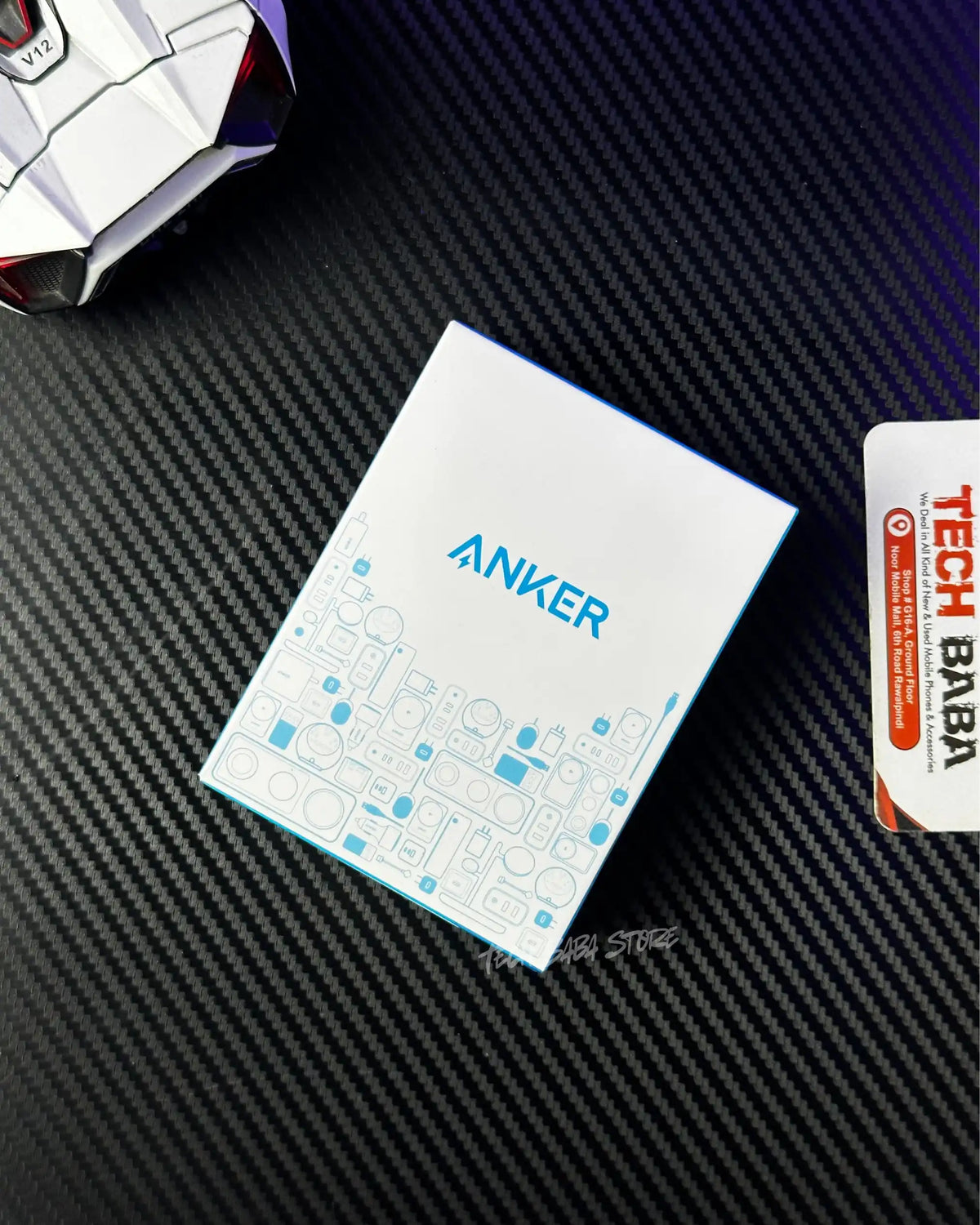 showing view  of AnkerZolo30WCompactUSB-CGaNCharger box. picture by techbabastore.pk