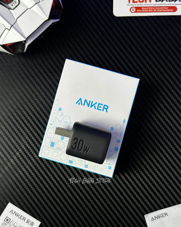 showing the AnkerZolo30WCompactUSB-CGaNCharger and the box also showing the closeup view of this. picture by techbabastore.pk