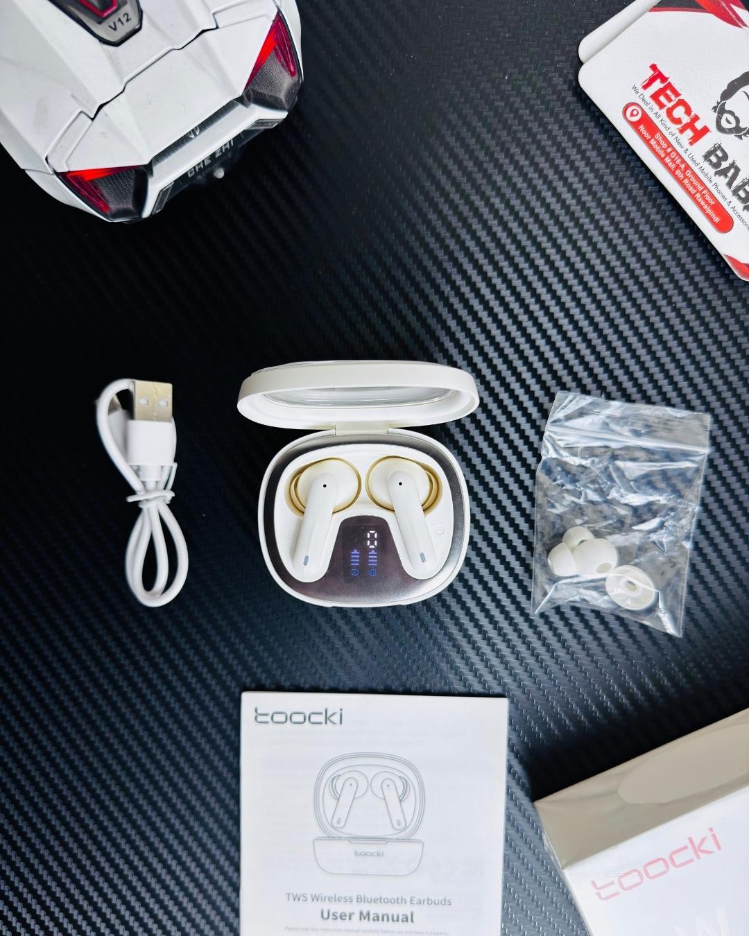 Toocki HE-068A Gaming Earbuds White