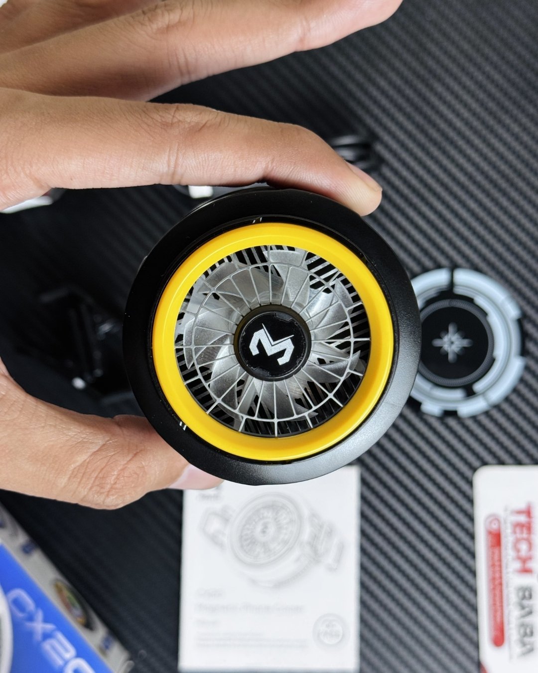 MEMO CX20 Magnetic Mobile Cooler | 12W Semiconductor Gaming Fan with 3-Speed Control⚡️