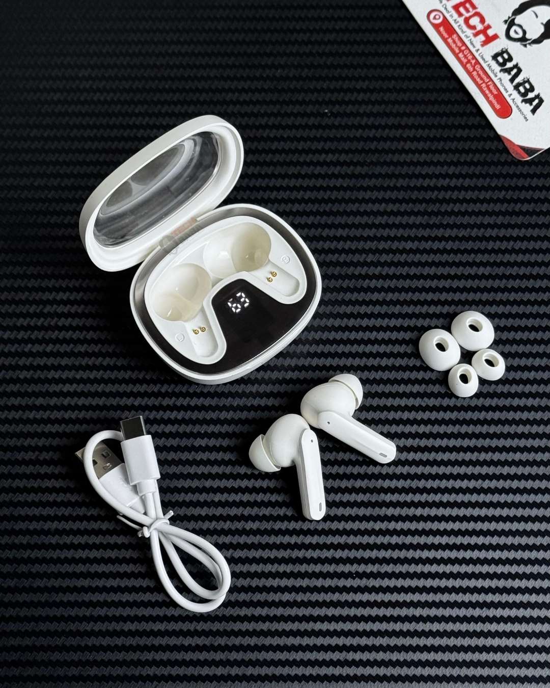 Toocki HE-068A Gaming Earbuds White Colour 
