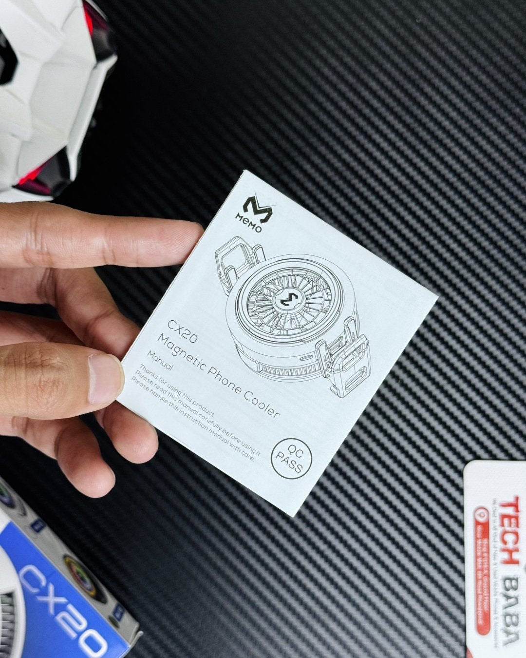 MEMO CX20 Magnetic Mobile Cooler | 12W Semiconductor Gaming Fan with 3-Speed Control⚡️