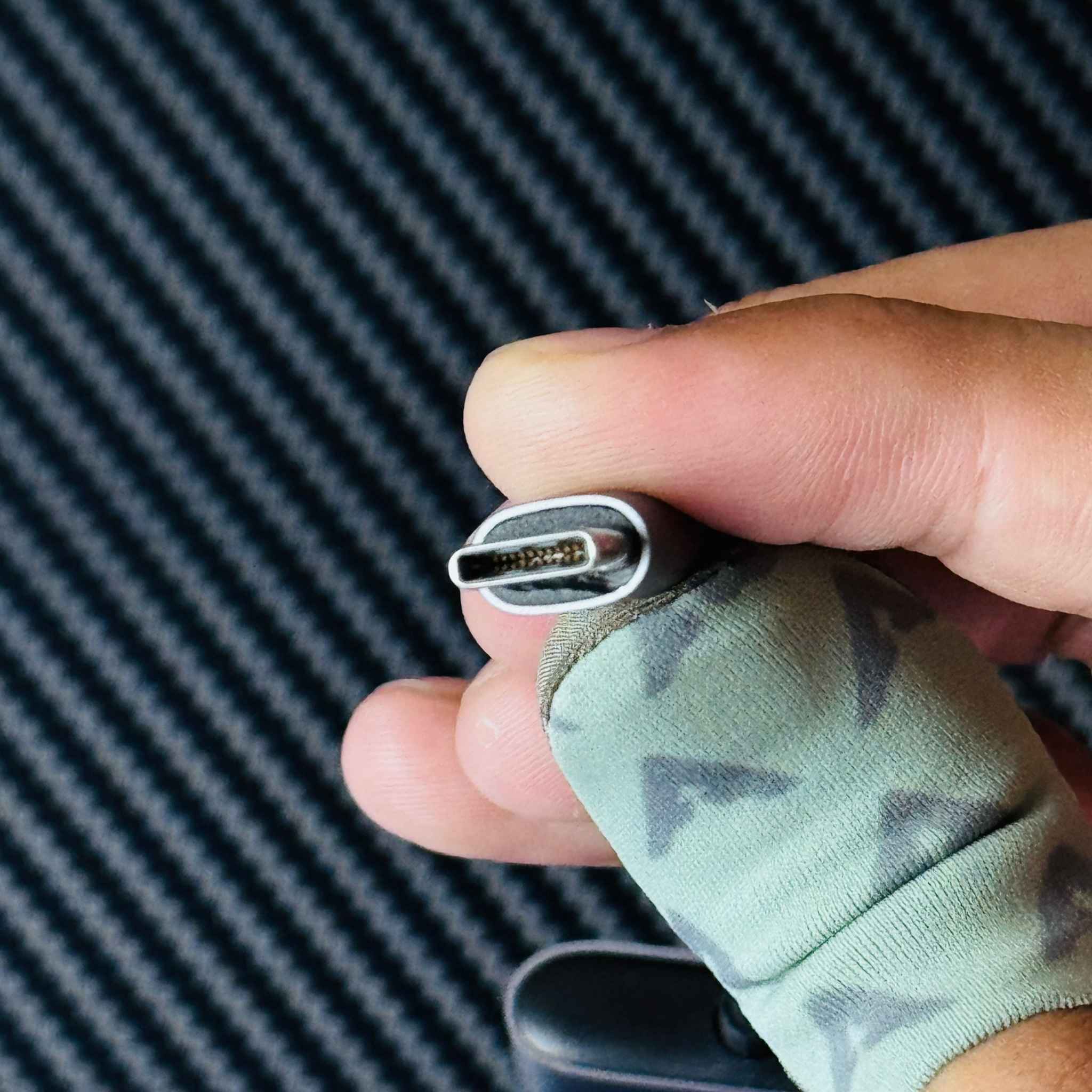 UGREEN 60164 Typ C connector closeup, premium internals