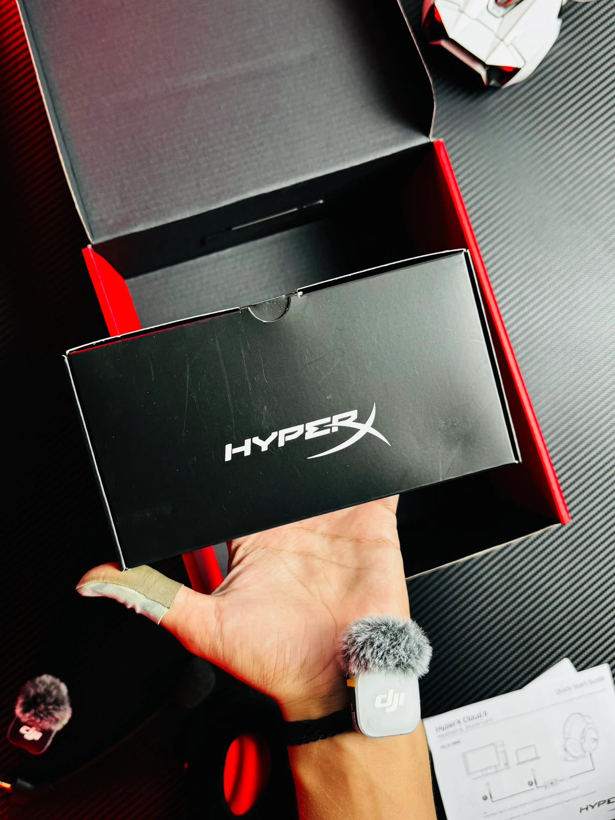 Picture of HyperX Cloud II Wired Gaming Headset's 7.1 USB-A Surround Card Box packed which is included in the box - Picture by TechBabaStore.pk