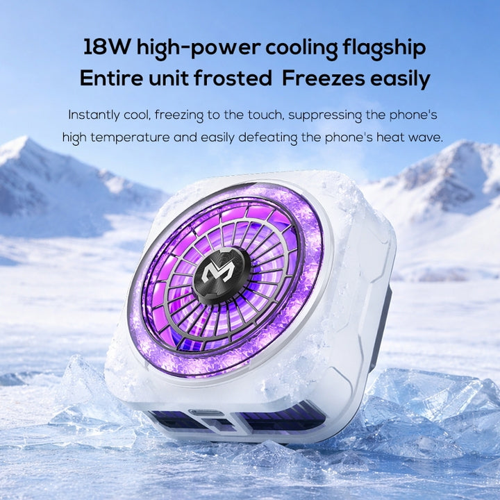 MEMO CX21 High Power 18W Magnetic Phone Cooler with Back Clip Semiconductor Ice Cooling Radiator for Mobile Gaming Position 2