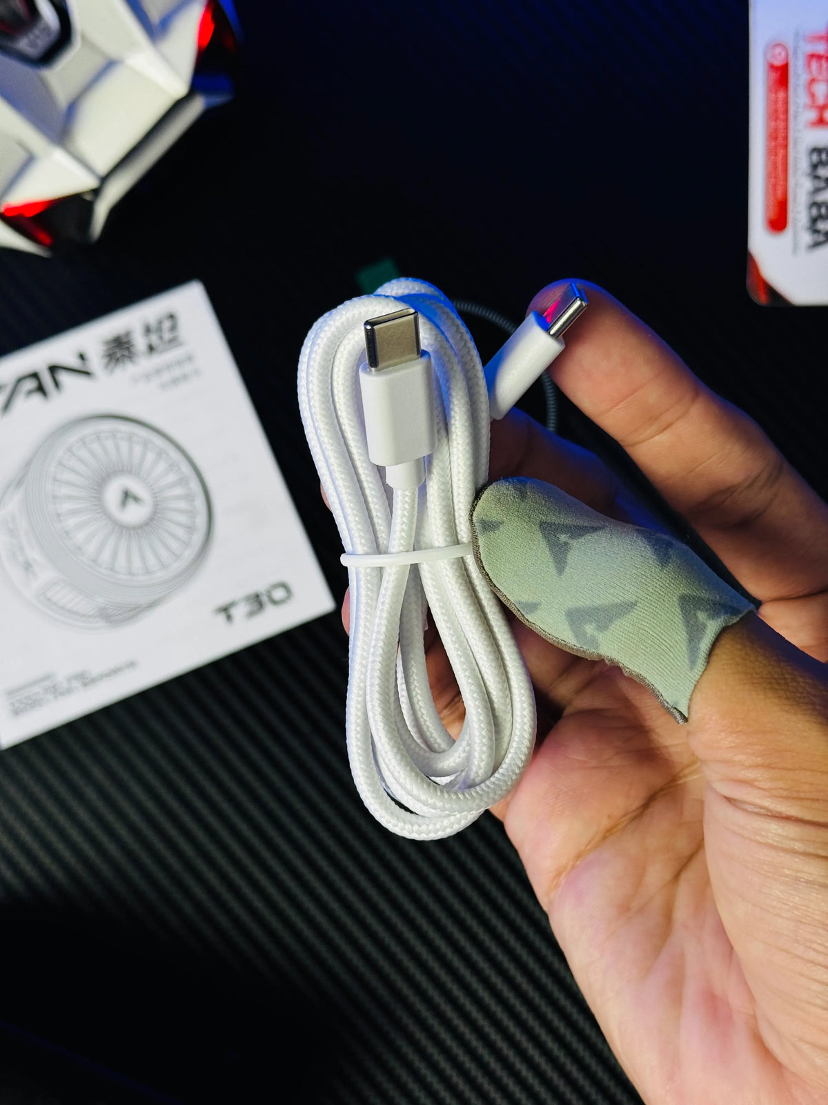 Piva Titan T30 Mobile Cooling Fan — 40W+ Power, Smart Temp Control, App Support, RGB | Best Piva Cooling Fan