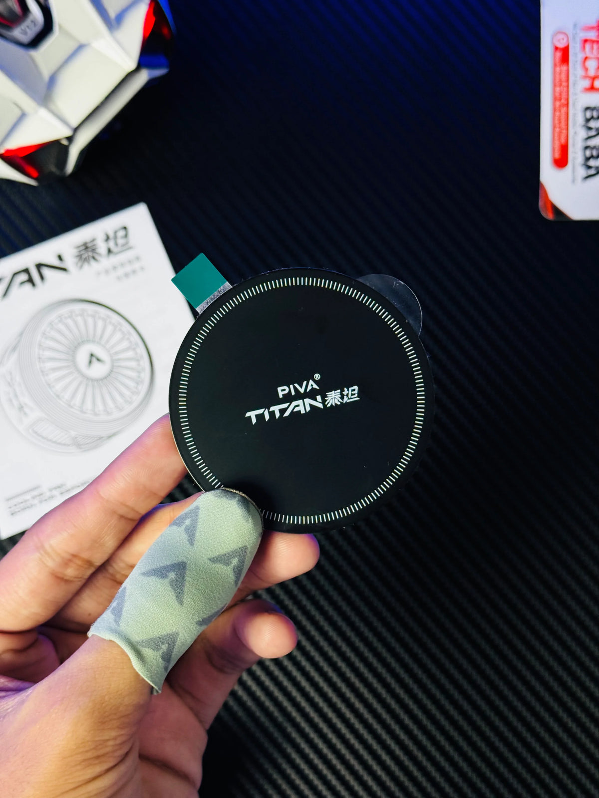 Piva Titan T30 Mobile Cooling Fan — 40W+ Power, Smart Temp Control, App Support, RGB | Best Piva Cooling Fan