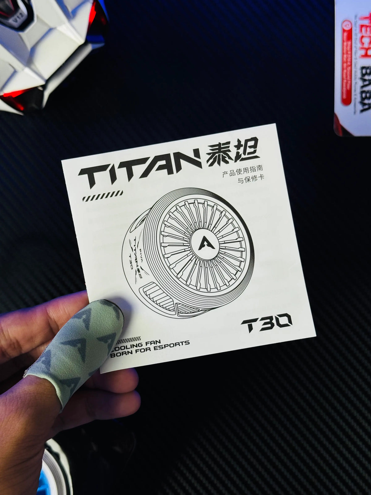 Piva Titan T30 Mobile Cooling Fan — 40W+ Power, Smart Temp Control, App Support, RGB | Best Piva Cooling Fan