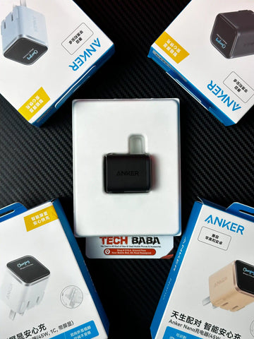 showing all colours of nker_Nano_45W_Charger_With_Smart_Display.picture by TechBabaStore.pk