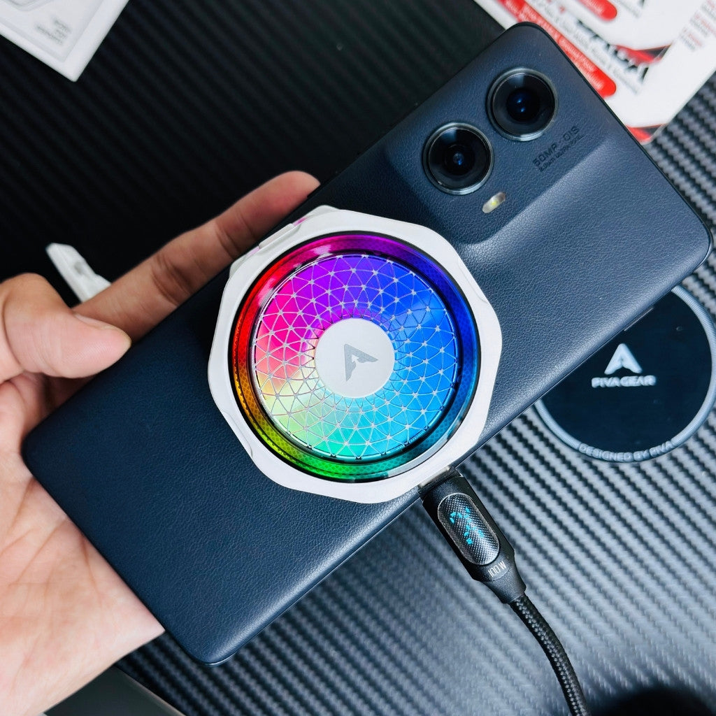 Piva B25 23W Mobile Cooler for Gaming | No Hot Air Blowing on Fingers💨