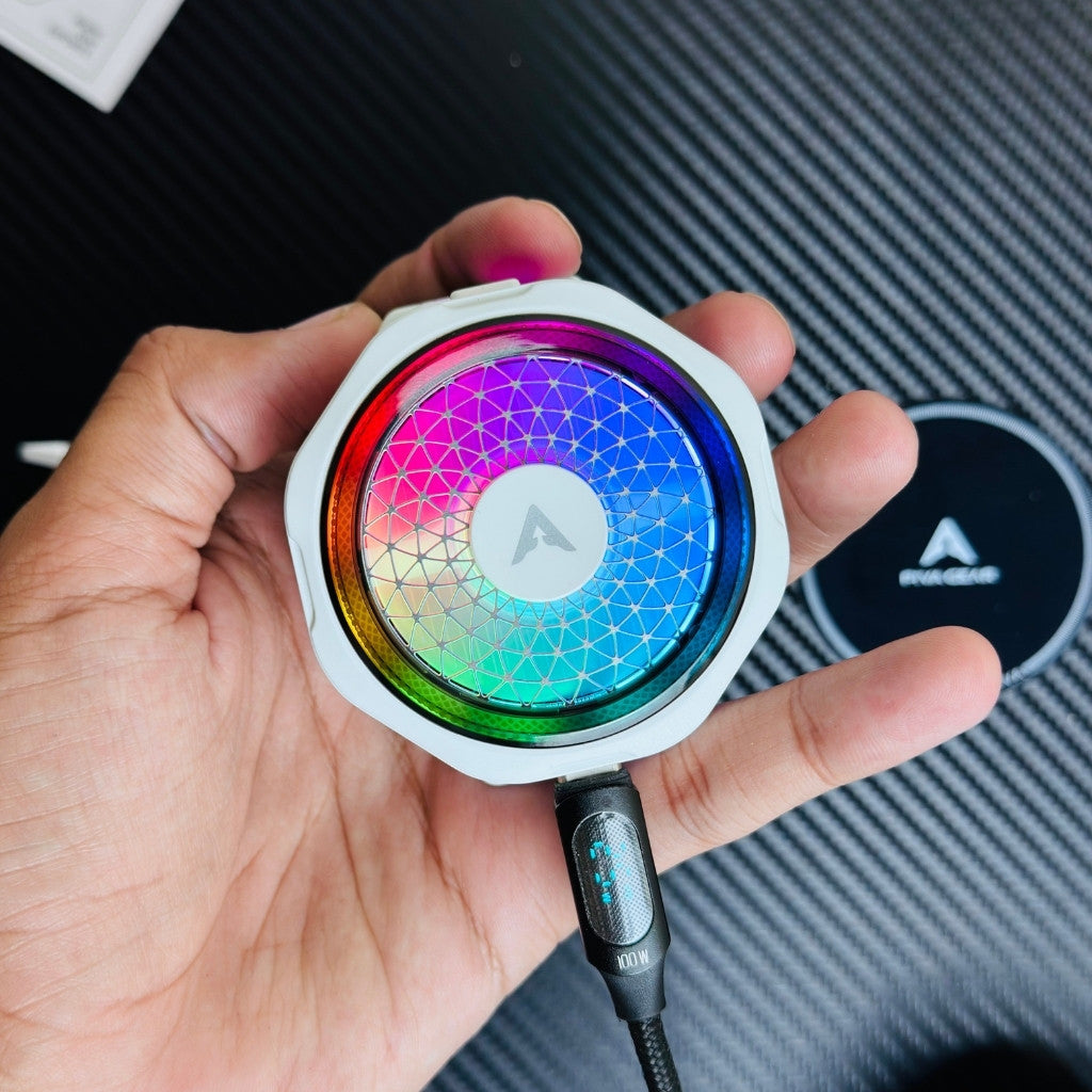 Piva B25 23W Mobile Cooler for Gaming | No Hot Air Blowing on Fingers💨