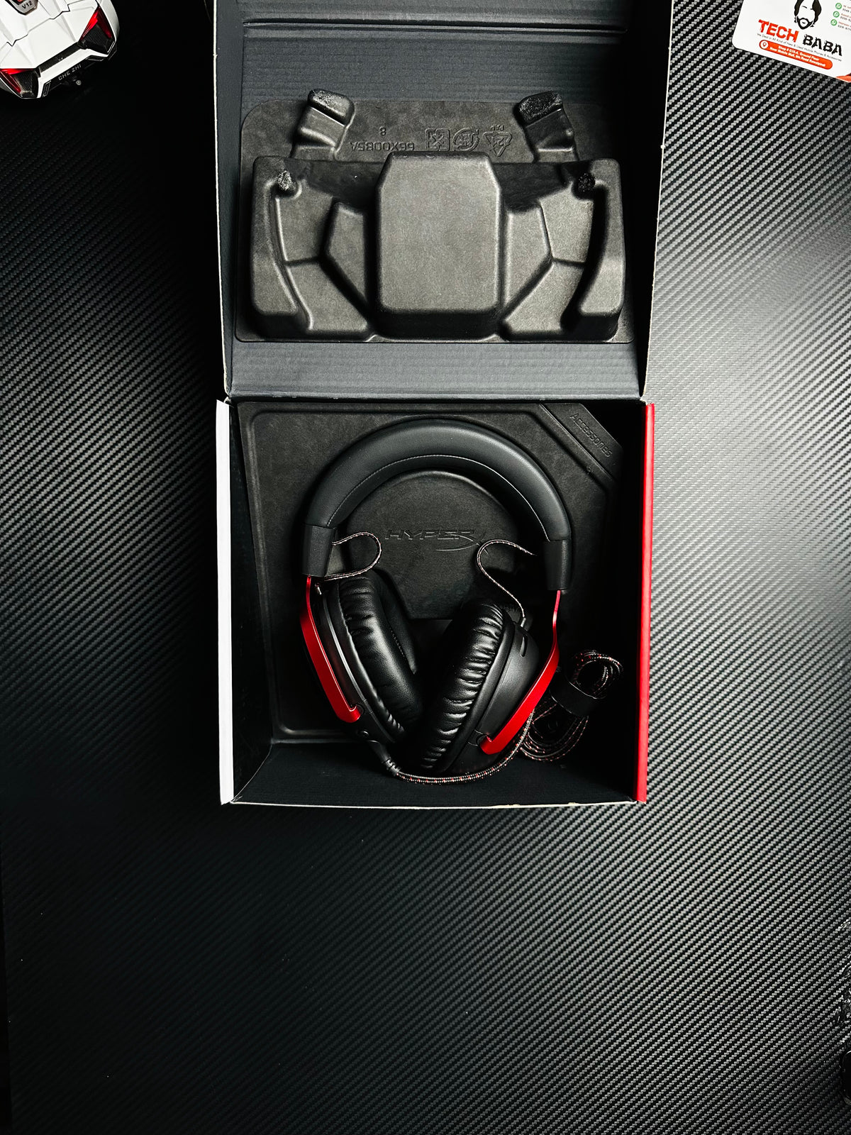 Showing open box of HyperX Cloud III Gaming Headset for PUBG Mobile picture by TechBabaStore.pk