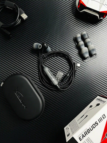 showing tittle image of HyperX Cloud Earbuds III S USB-C Gaming Earbuds-picture buy TechBabaStore.pk