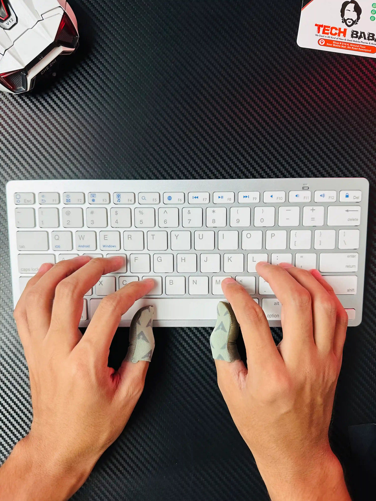 showing typing on BKC001 Bluetooth Keyboard Price in Pakistan | TechBaba Store
(56 characters)_picture by techbabastore.pk